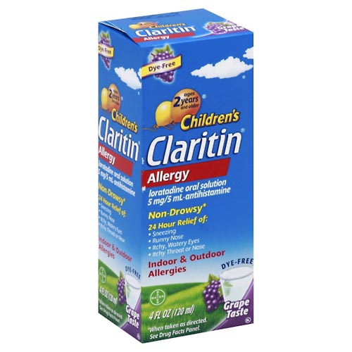 Image for Claritin Allergy, Oral Solution, Grape Taste,4oz from BEN'S FAMILY PHARMACY