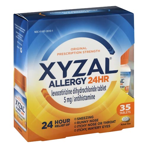 Image for Xyzal Allergy Relief, 24 Hr, Original Prescription Strength,35ea from BEN'S FAMILY PHARMACY